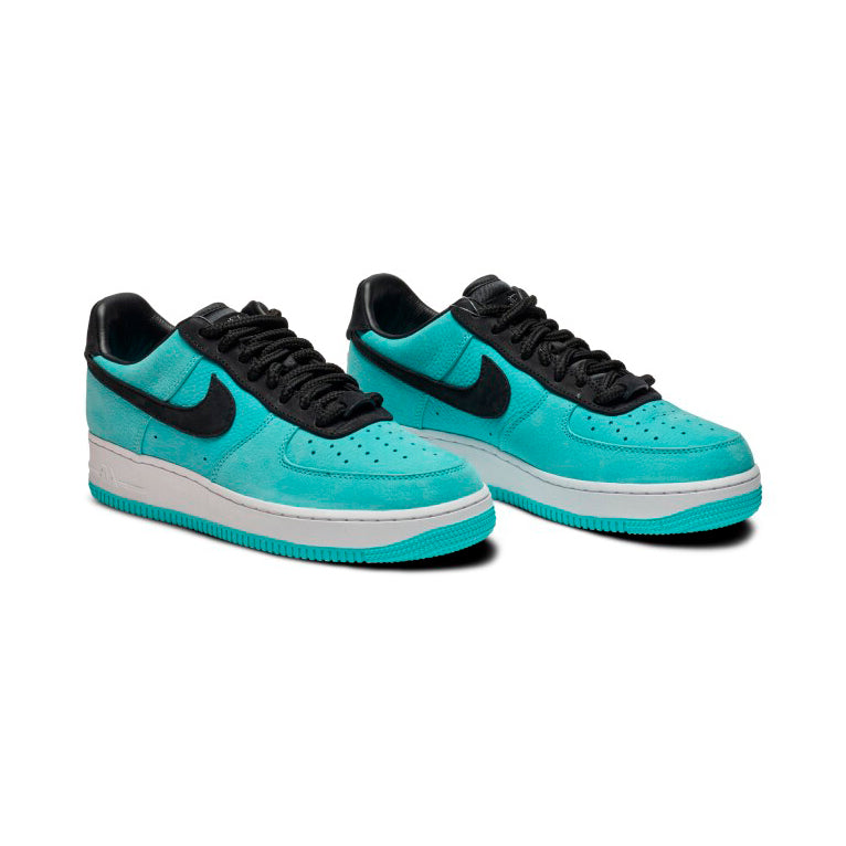 Nike Air Force 1 Low x Tiffany Blu 1837 con Swoosh Nero