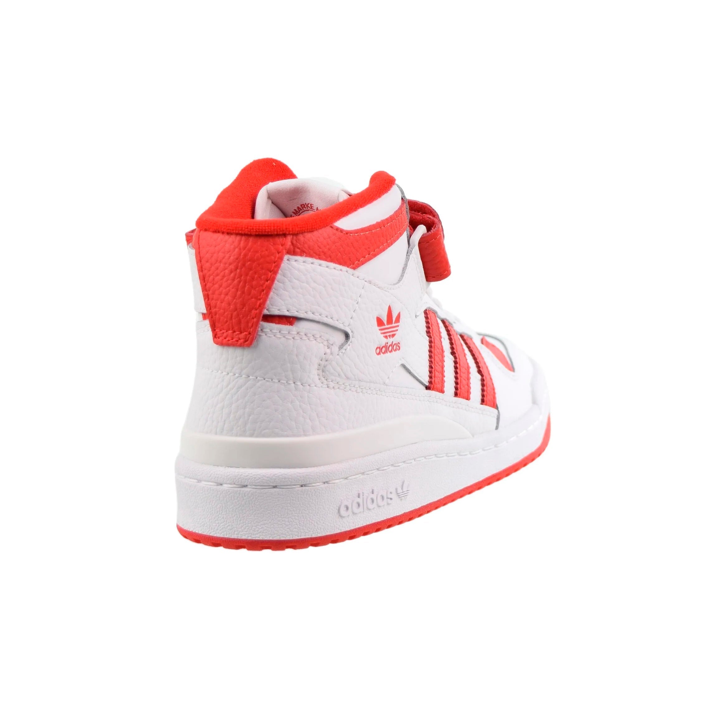 Adidas Forum Mid Bambini Bianche e Rosse Sneakers Alte