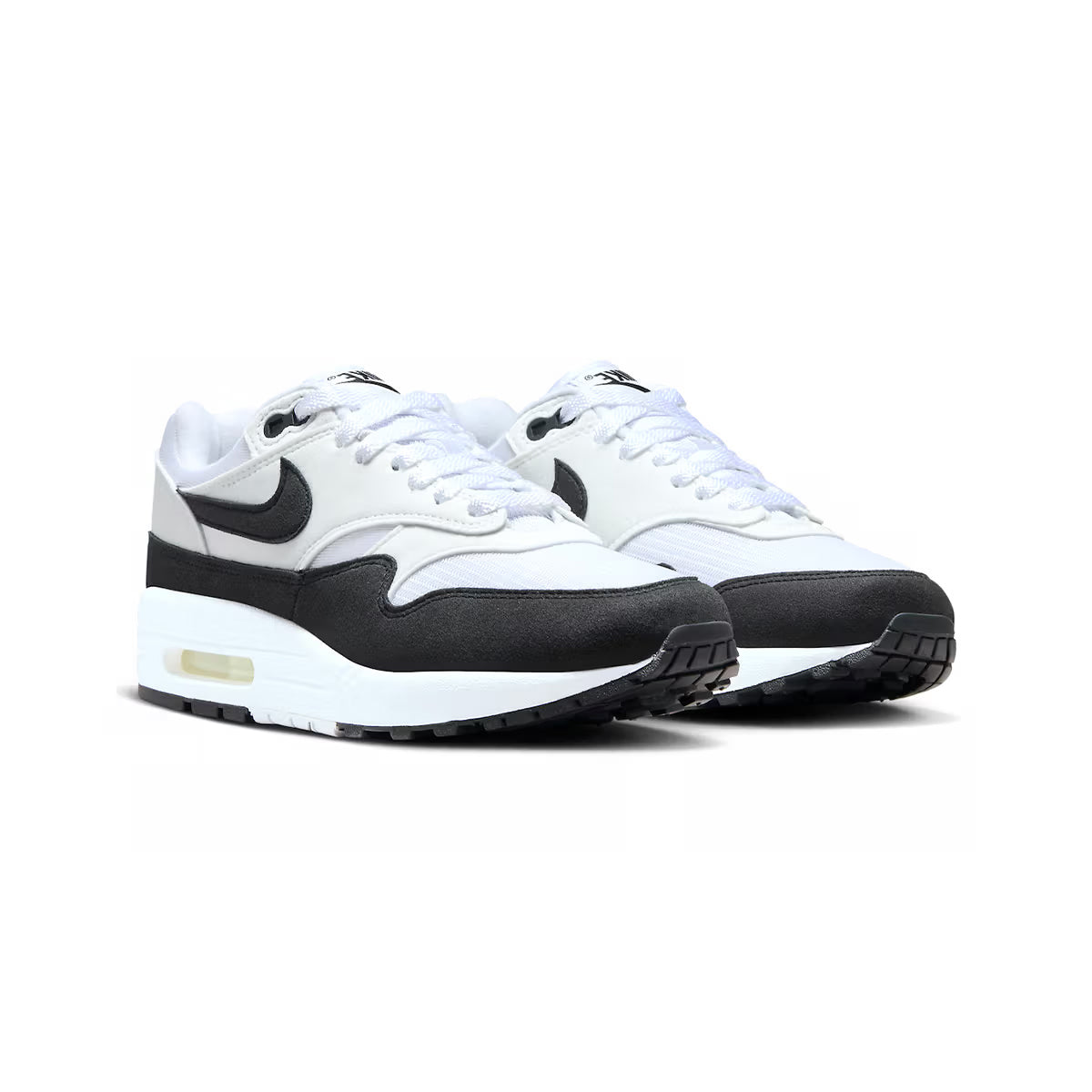 Nike Air Max 1 Bianco e Nero Uomo Sneakers Classiche