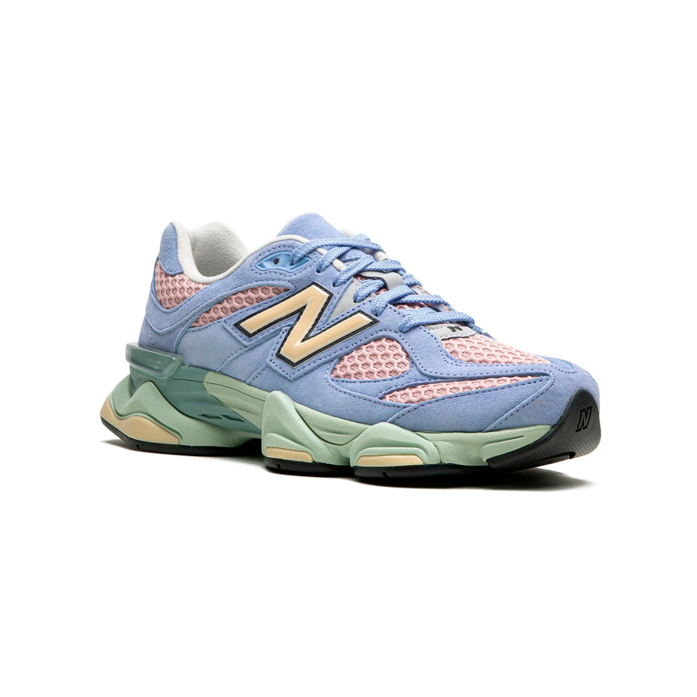 New Balance 9060 Scarpe Donna Azzurro Daydream e Rosa in Mesh e Pelle