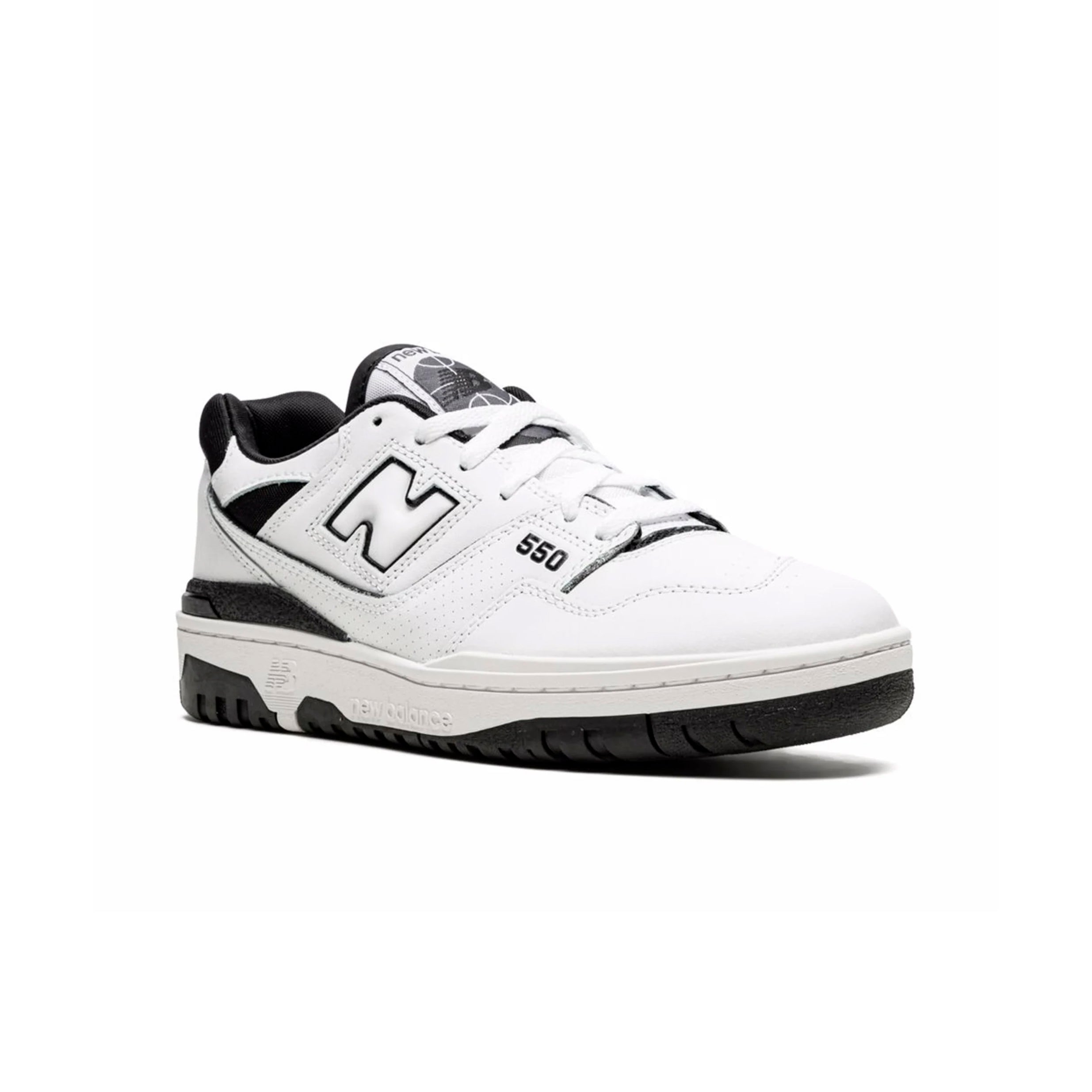 New Balance 550 Scarpe Uomo Bianche e Nere Low Top Retro Sportive