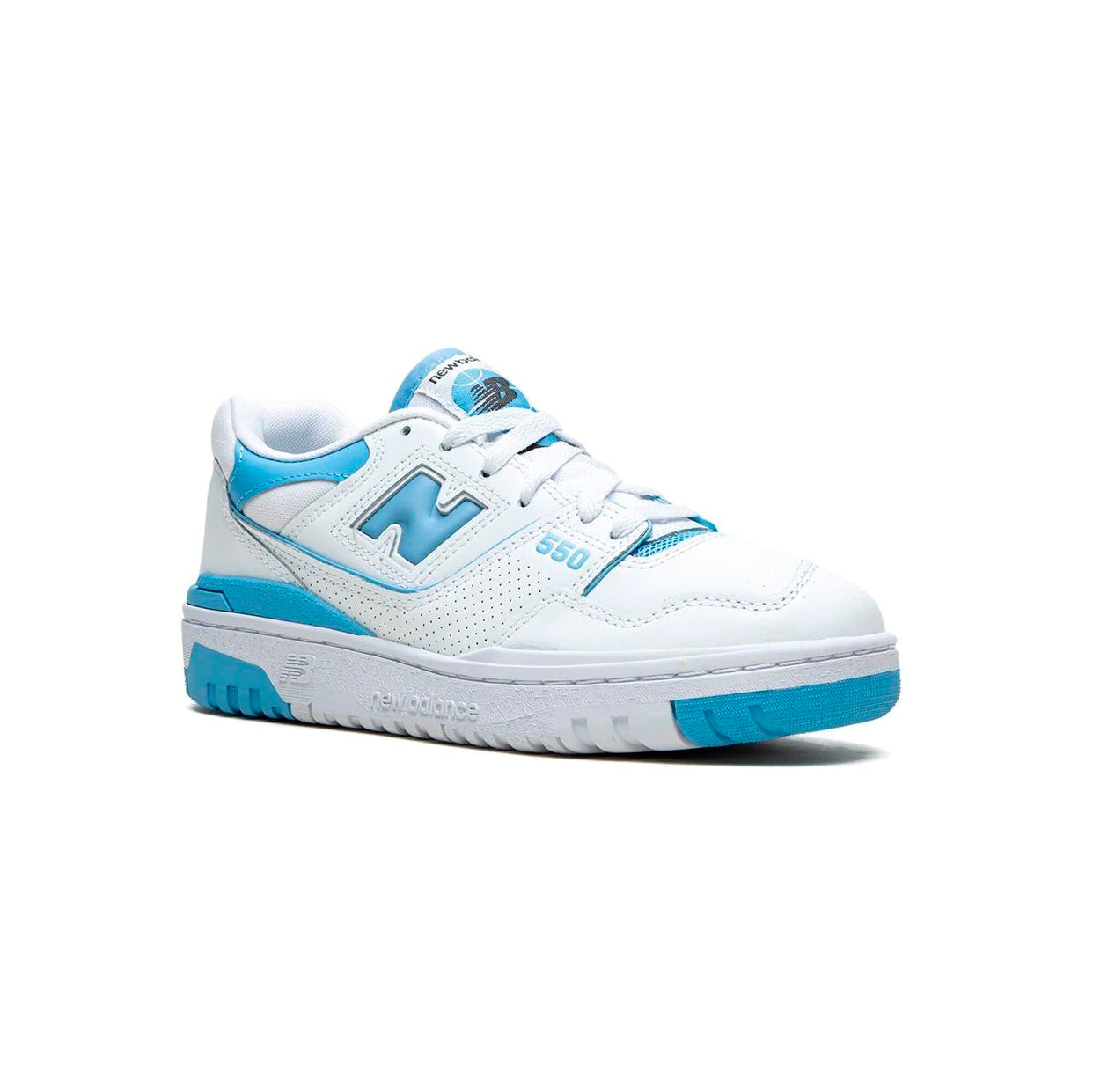 New Balance 550 Scarpe Uomo Bianche e Azzurro University Retro Sportive