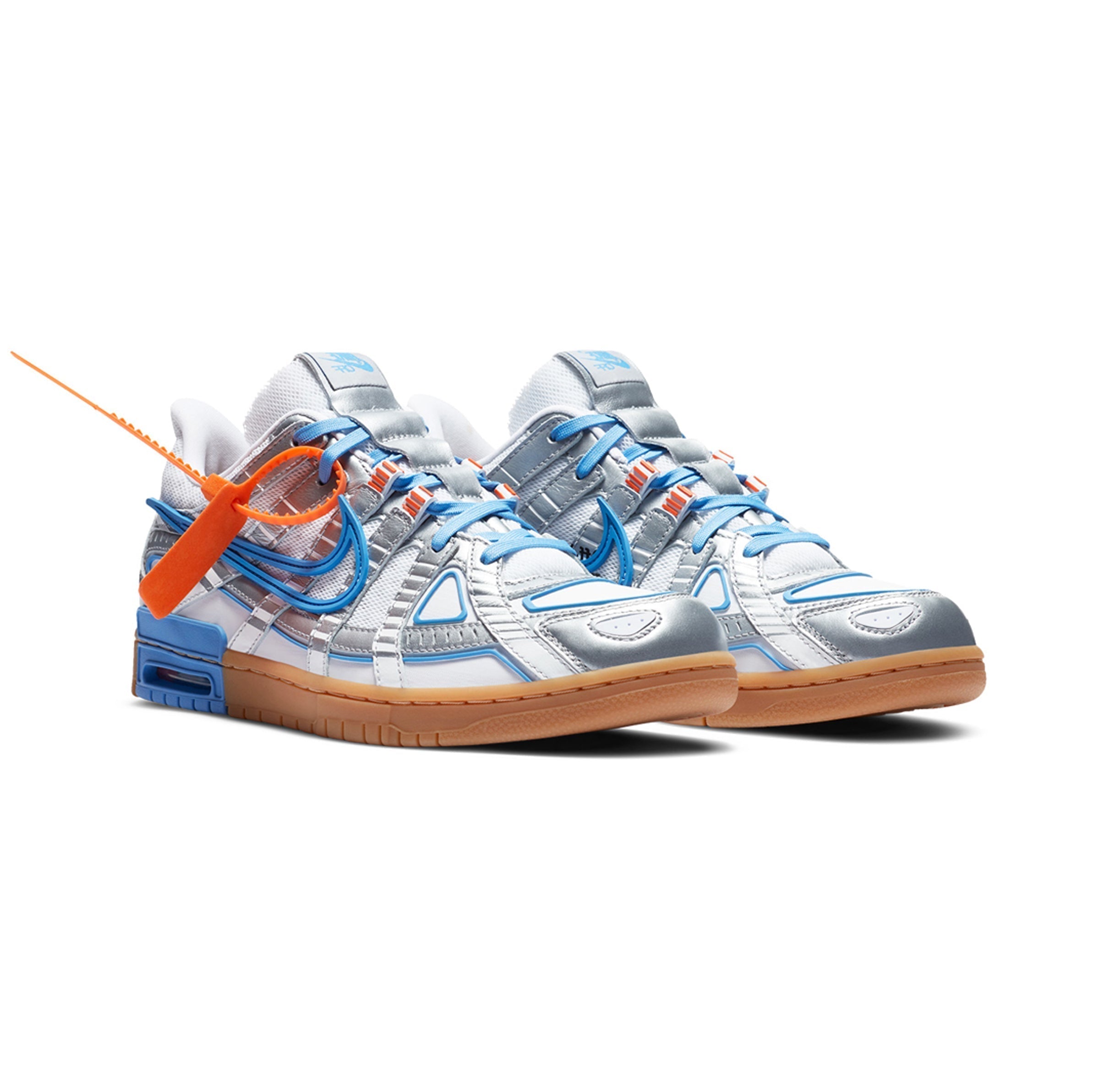 Nike Air Rubber Dunk Off-White Argento Blu Sneakers Esclusive