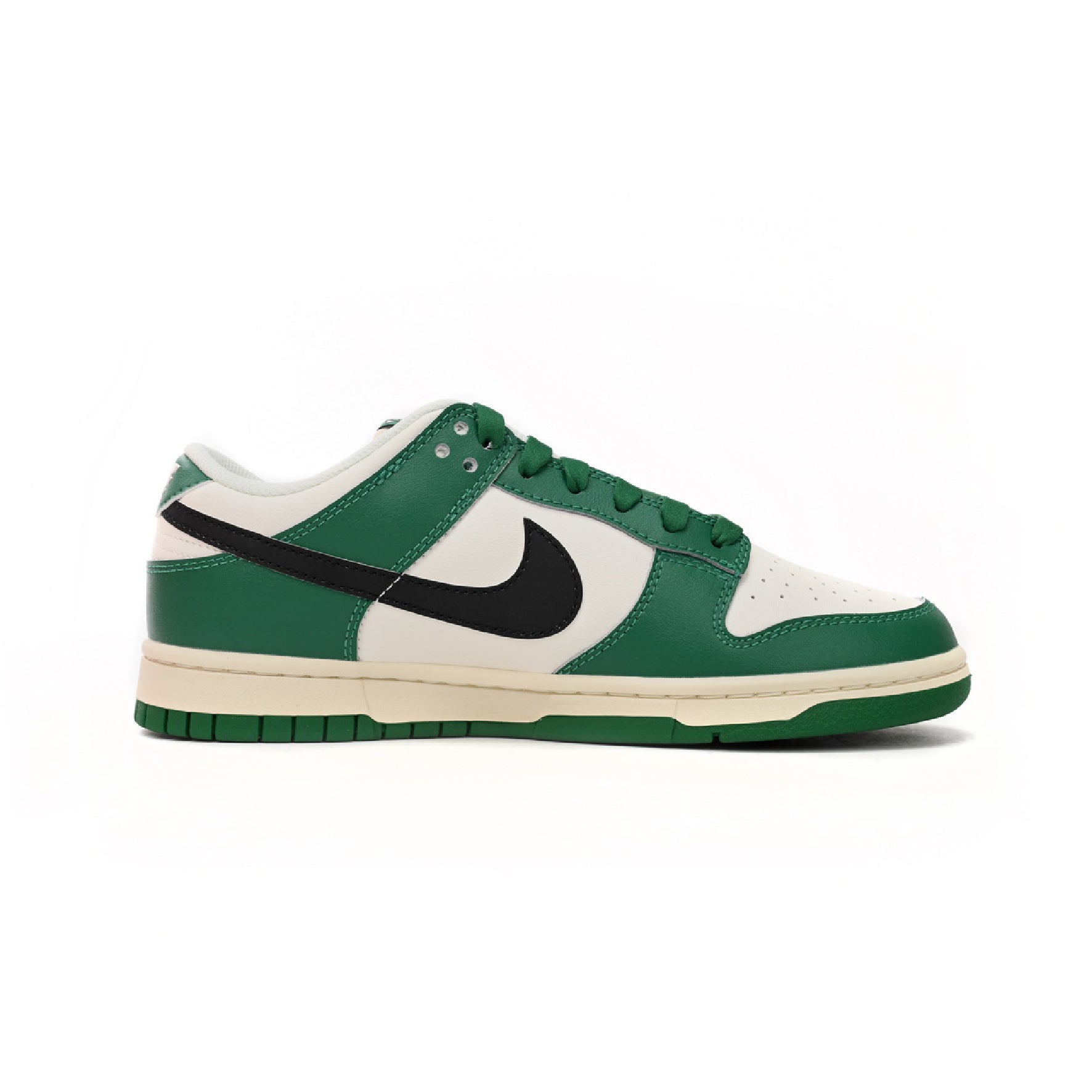 Nike Dunk Low Bianche e Verdi Lottery Scarpe da Ginnastica Uomo