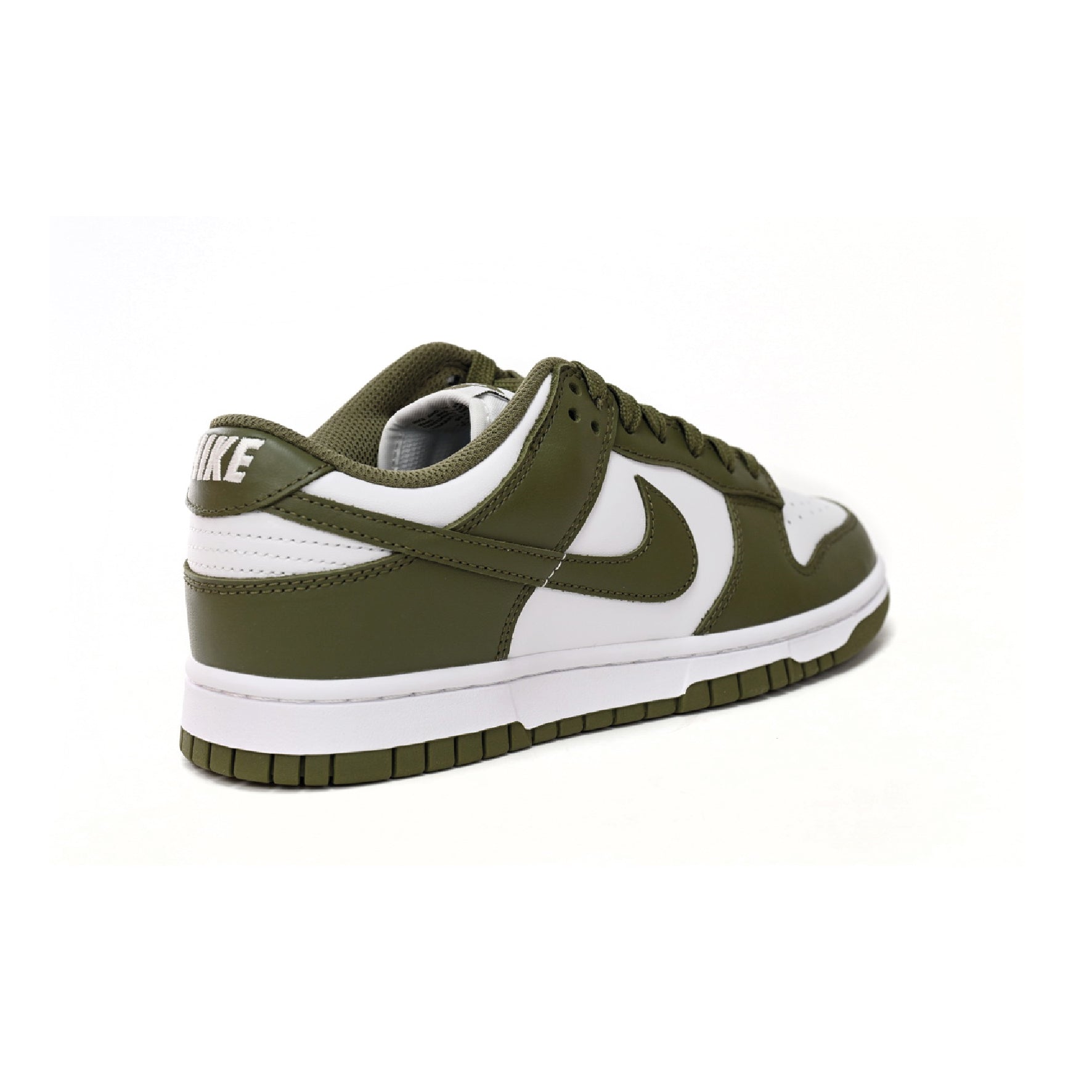 Nike Dunk Low Bianche e Verde Oliva Scarpe Casual Uomo Donna