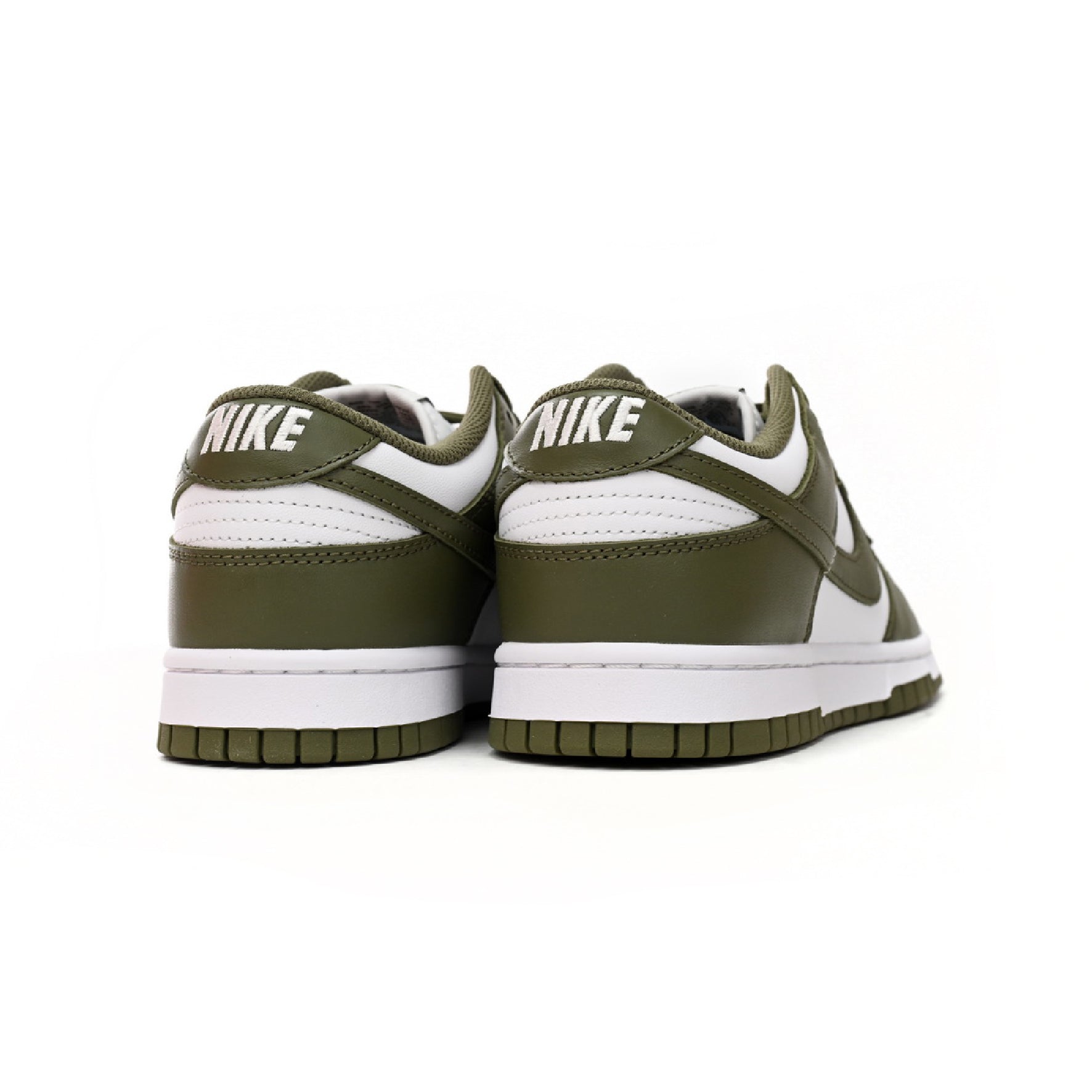 Nike Dunk Low Bianche e Verde Oliva Scarpe Casual Uomo Donna