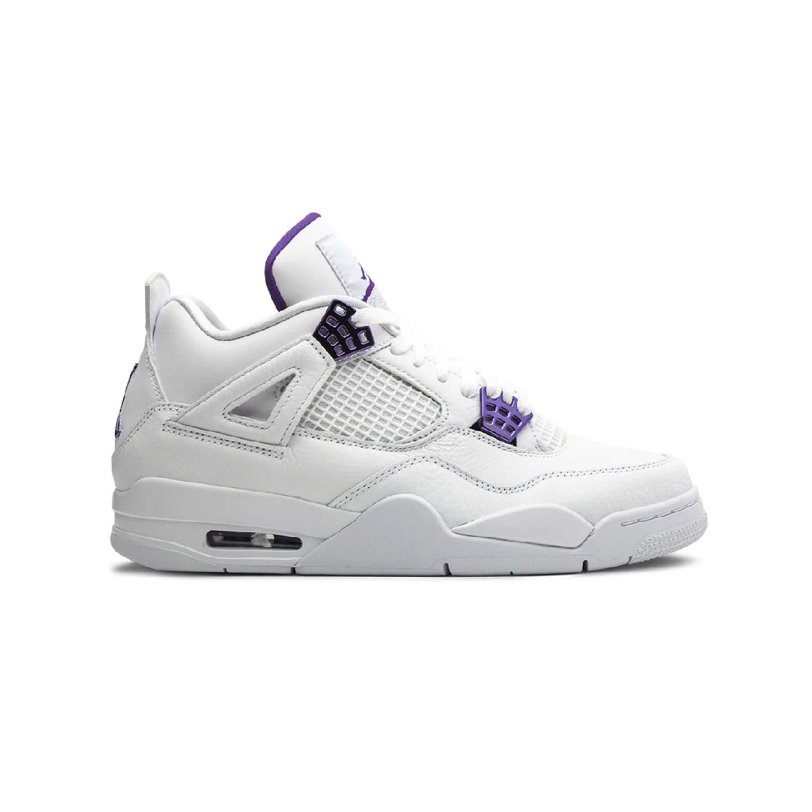 Nike Air Jordan 4 Retro Metallic Purple Bianco Viola Uomo
