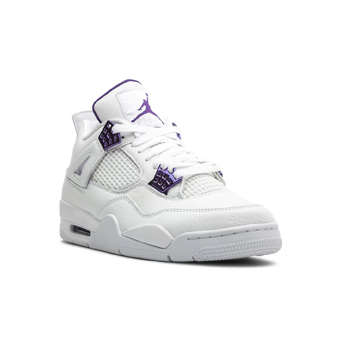 Nike Air Jordan 4 Retro Metallic Purple Bianco Viola Uomo