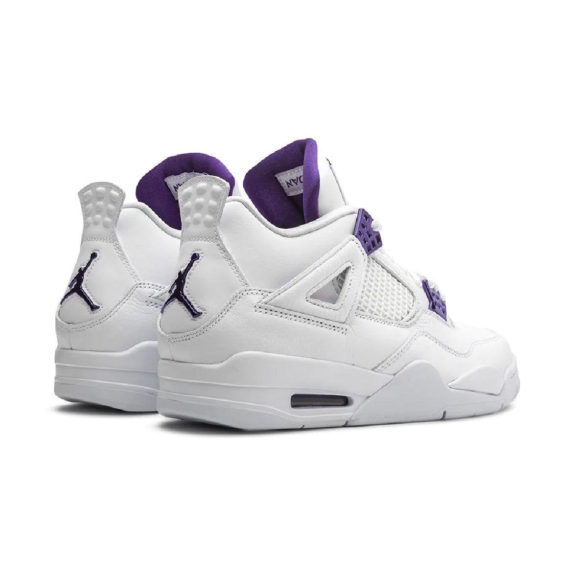 Nike Air Jordan 4 Retro Metallic Purple Bianco Viola Uomo