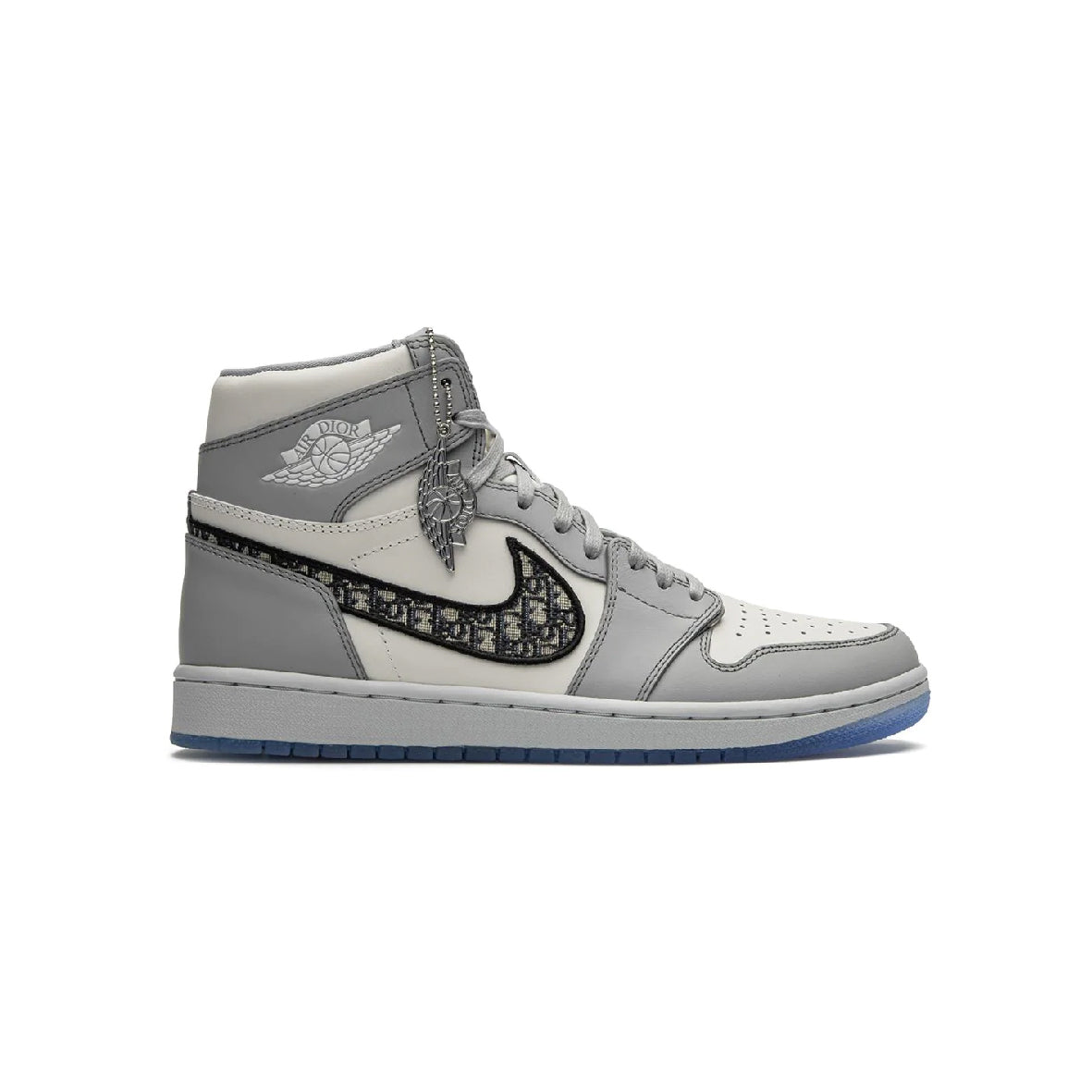 Nike Air Jordan 1 Alta x Dior Grigio Pelle Premium