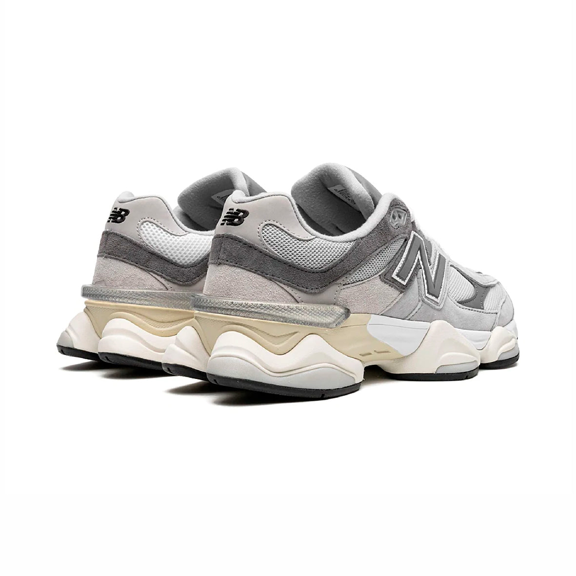New Balance 9060 Scarpe Uomo Grigio Raincloud e Bianco Retro Casual