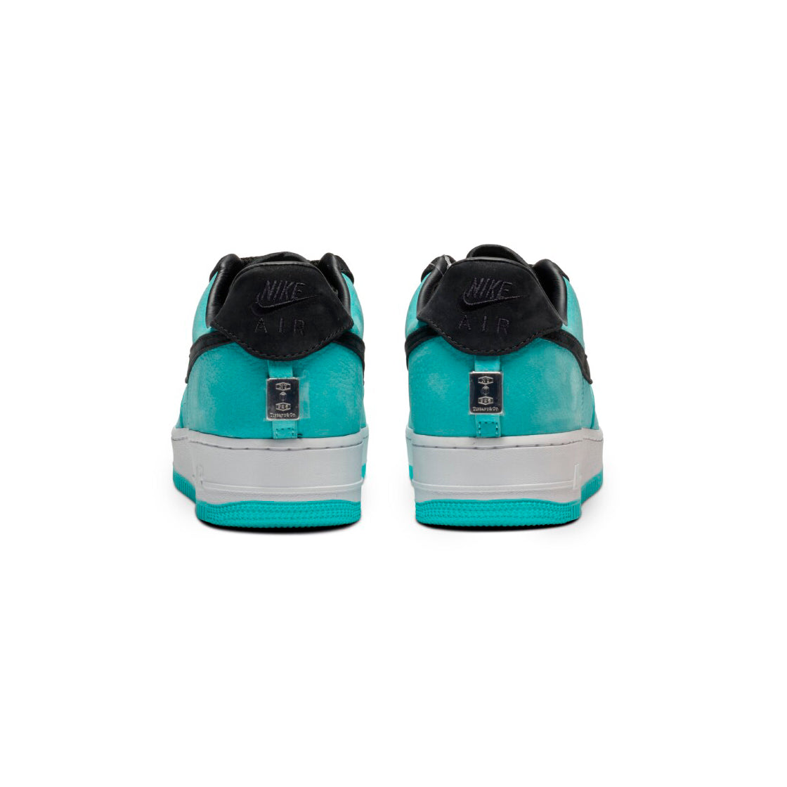 Nike Air Force 1 Low x Tiffany Blu 1837 con Swoosh Nero
