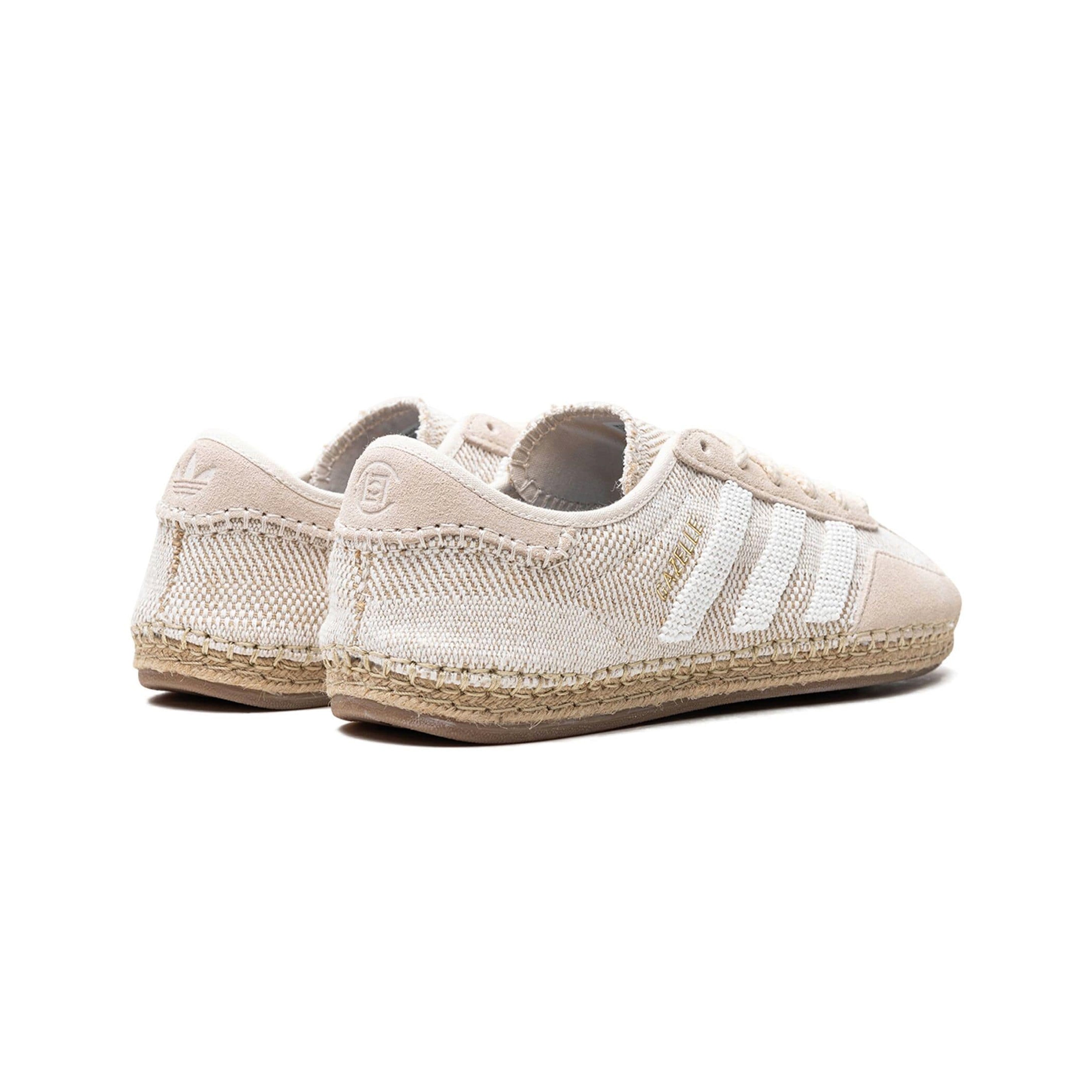 Sneakers Adidas Gazelle x Clot Bianche Crema in Tessuto e Suede