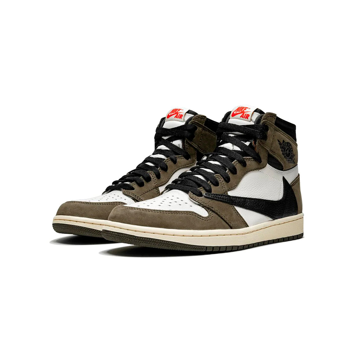 Nike Air Jordan 1 High OG Travis Scott Marrone Bianco Nero Uomo