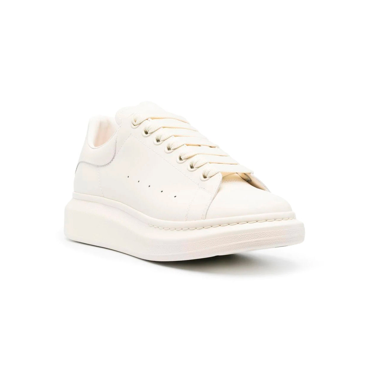 Alexander McQueen Sneakers Oversized Bianche Triple White Eleganti