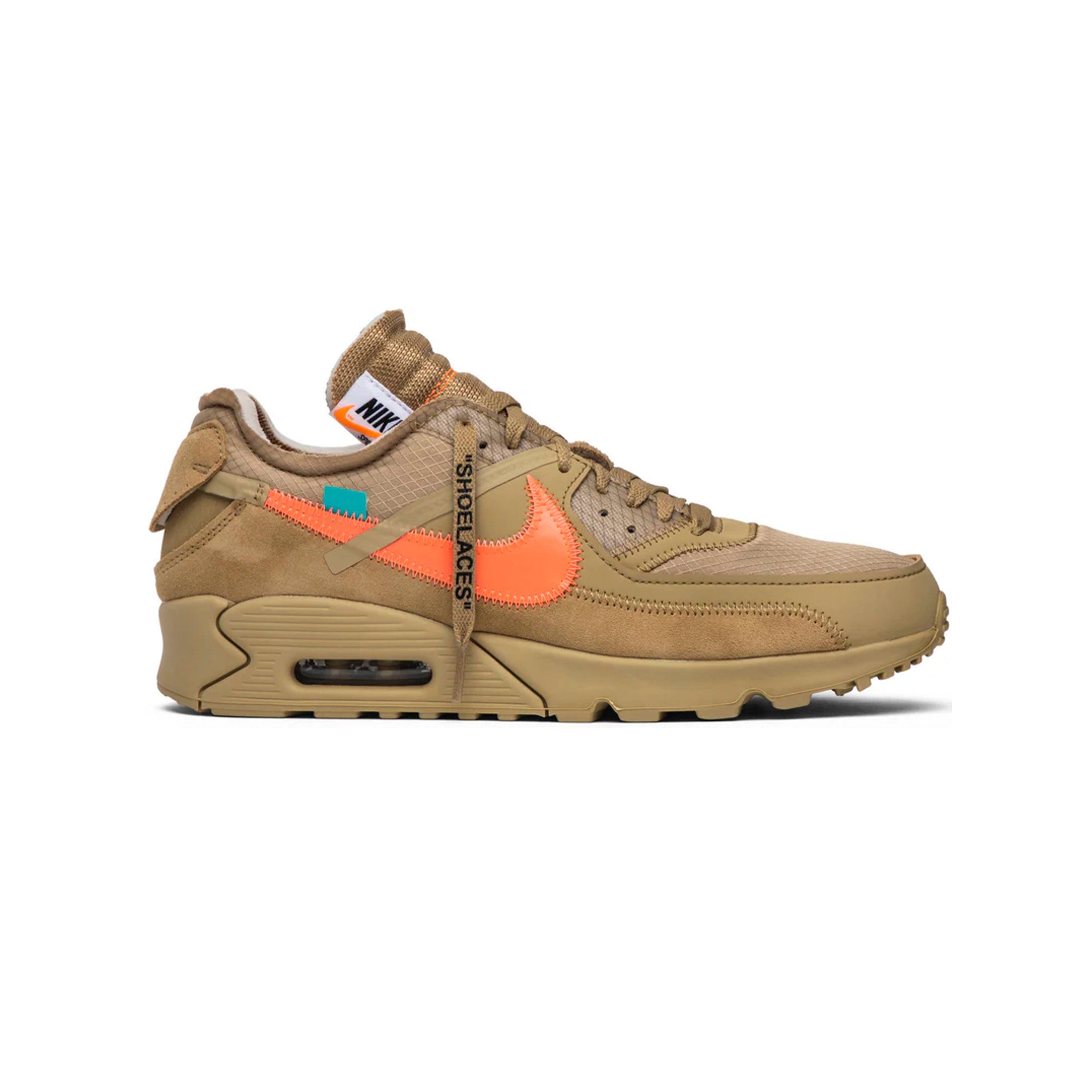 Nike Air Max 90 x Off-White Desert Ore Marrone Uomo Sneakers Edizione Limitata