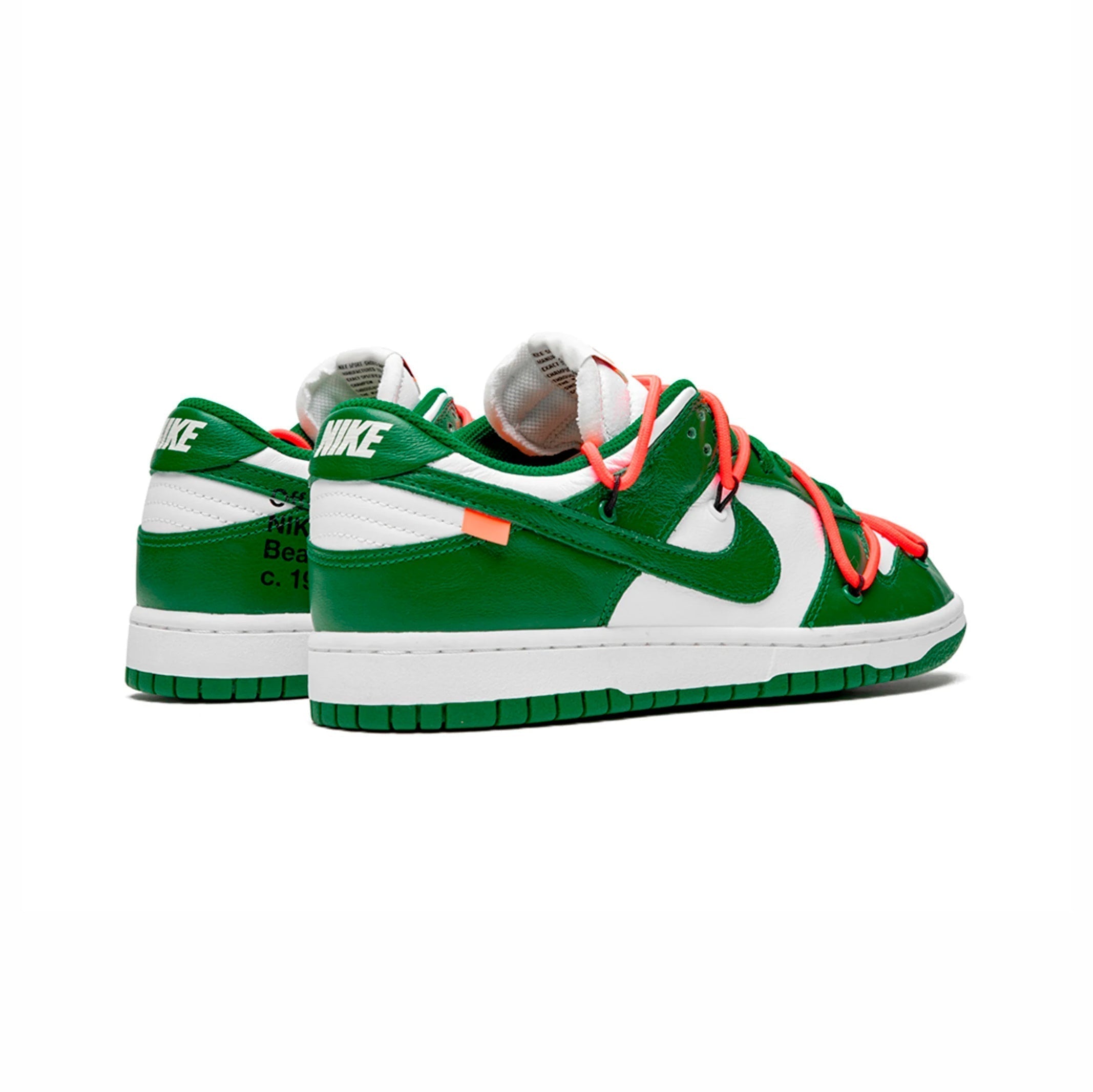 Nike Dunk Low Verdi e Bianche x Off-White Pine Green Uomo Donna