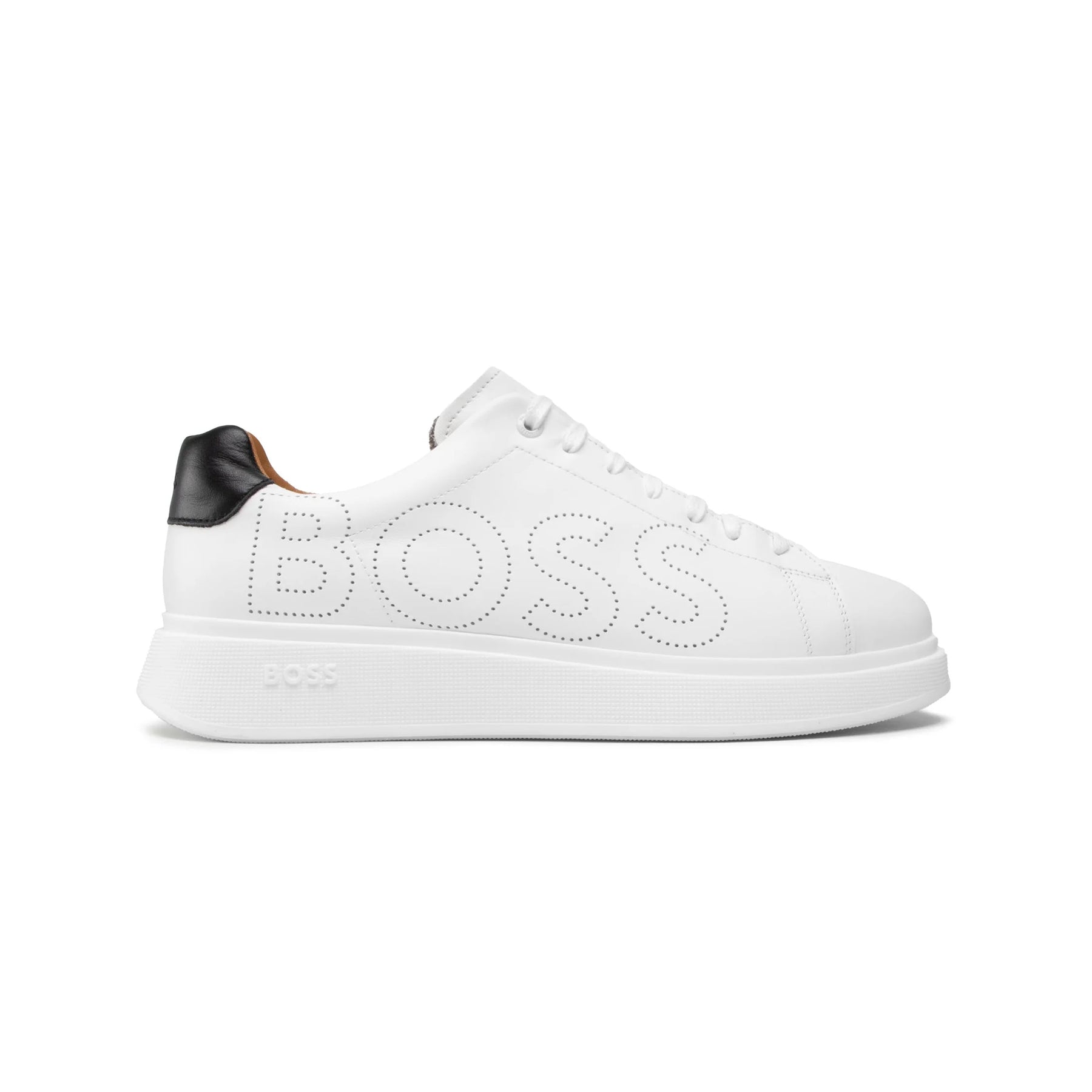 Sneakers Bianche Hugo Boss Bulton con Logo Traforato Uomo