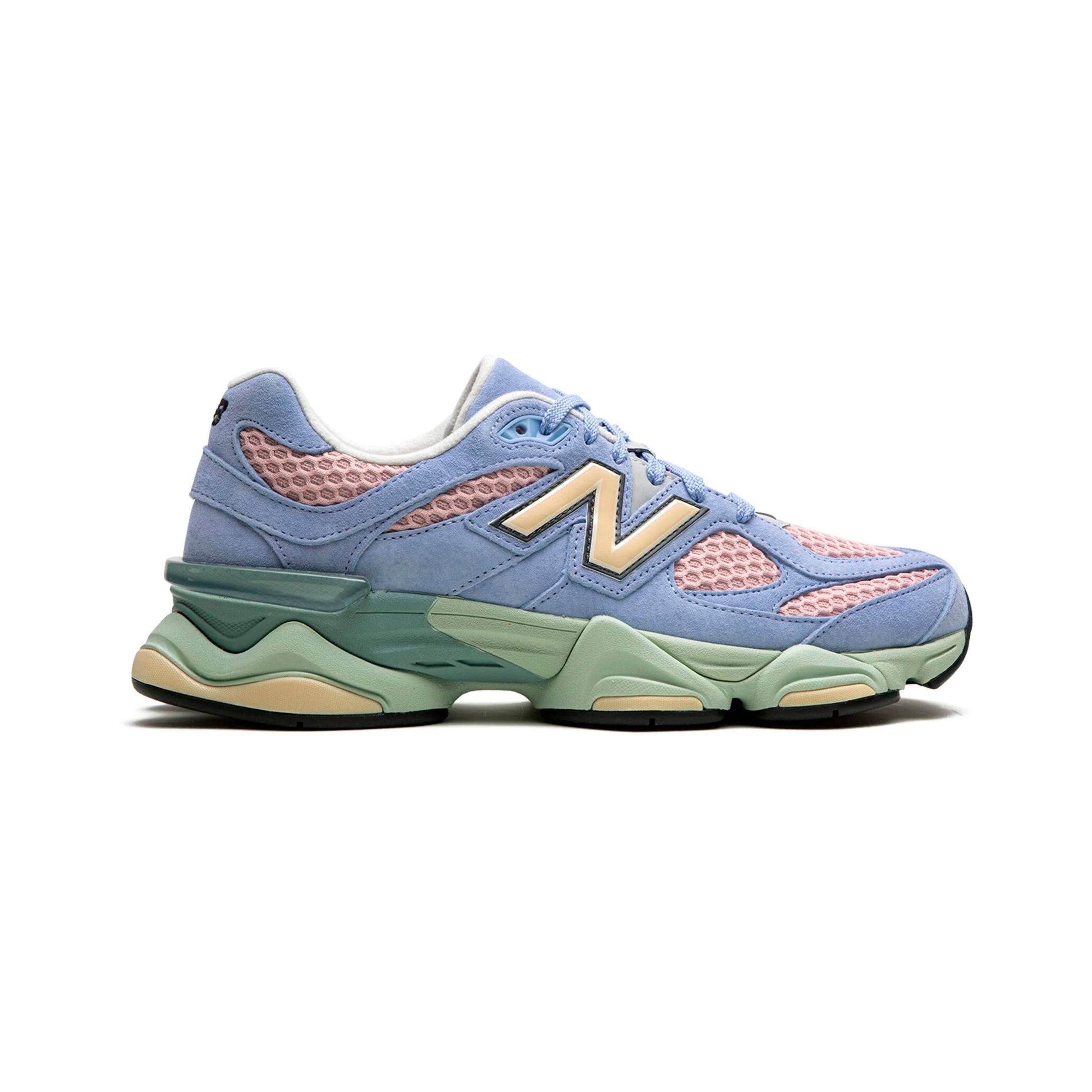 New Balance 9060 Scarpe Donna Azzurro Daydream e Rosa in Mesh e Pelle