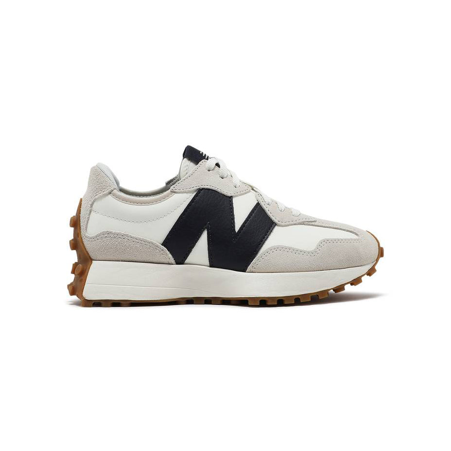 New Balance 327 Scarpe Uomo Bianche e Nere Stile Retro Casual