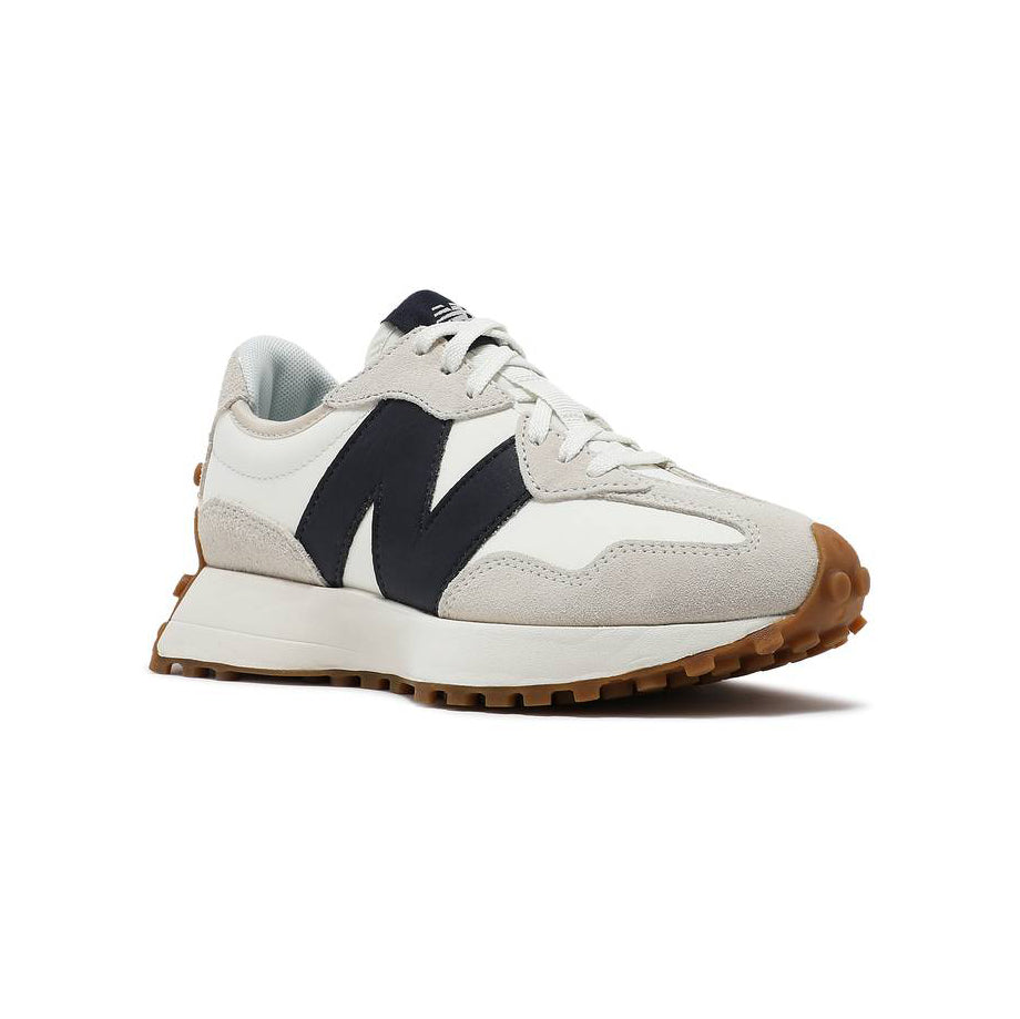 New Balance 327 Scarpe Uomo Bianche e Nere Stile Retro Casual