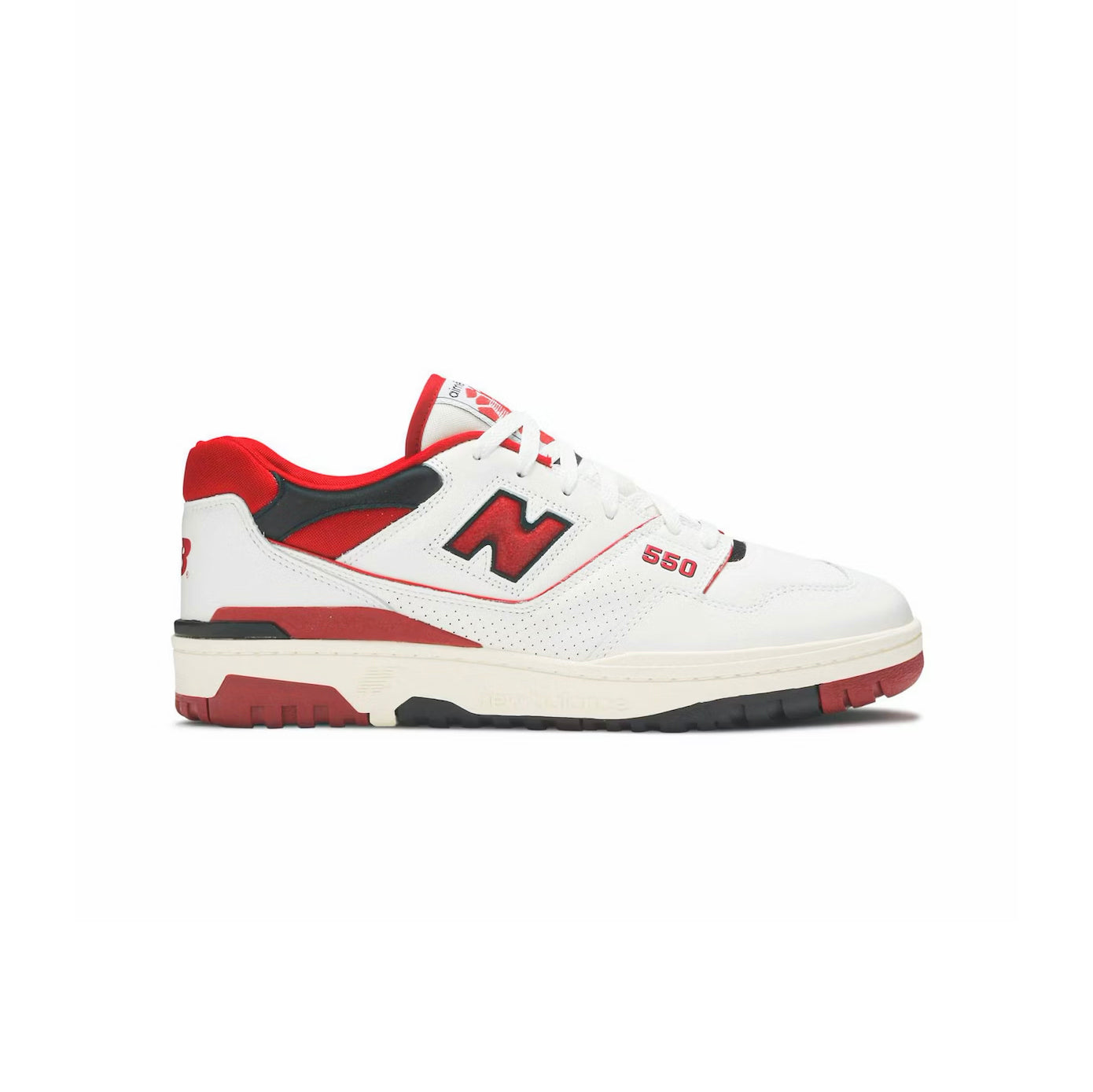 New Balance 550 x Aimé Leon Dore Scarpe Bianche e Rosse Retro Basket