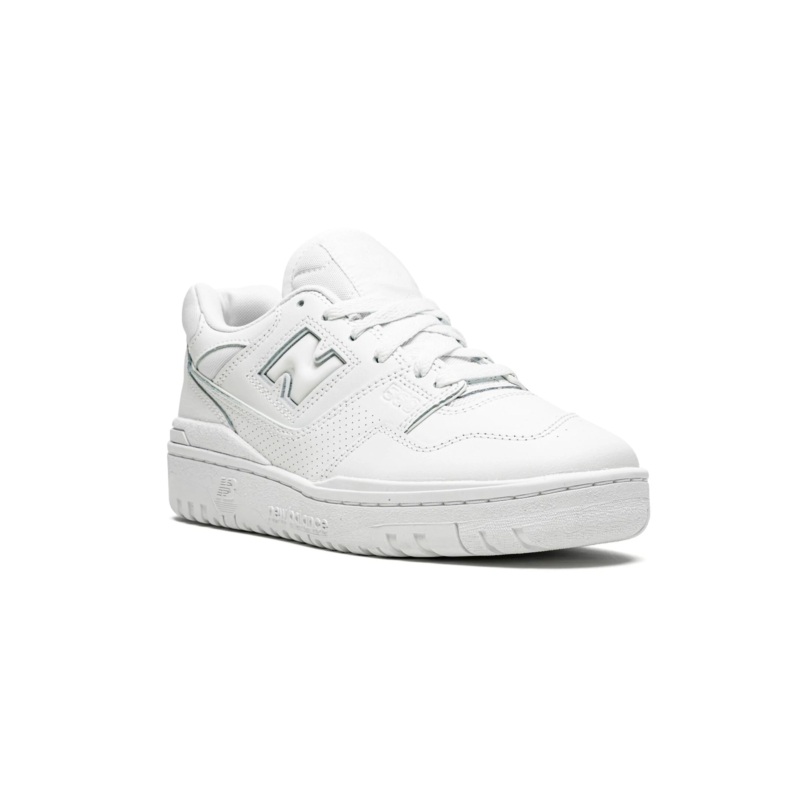 New Balance 550 Scarpe Uomo Total White in Pelle Casual Retro