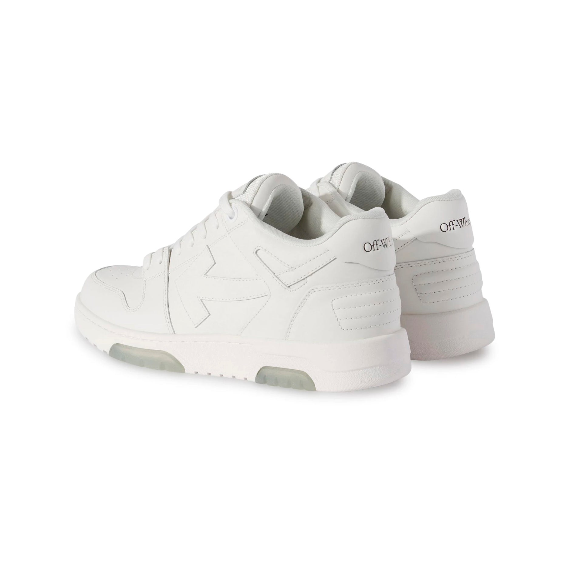 Off-White Out Of Office Sneakers in Pelle Bianche Uomo Eleganti