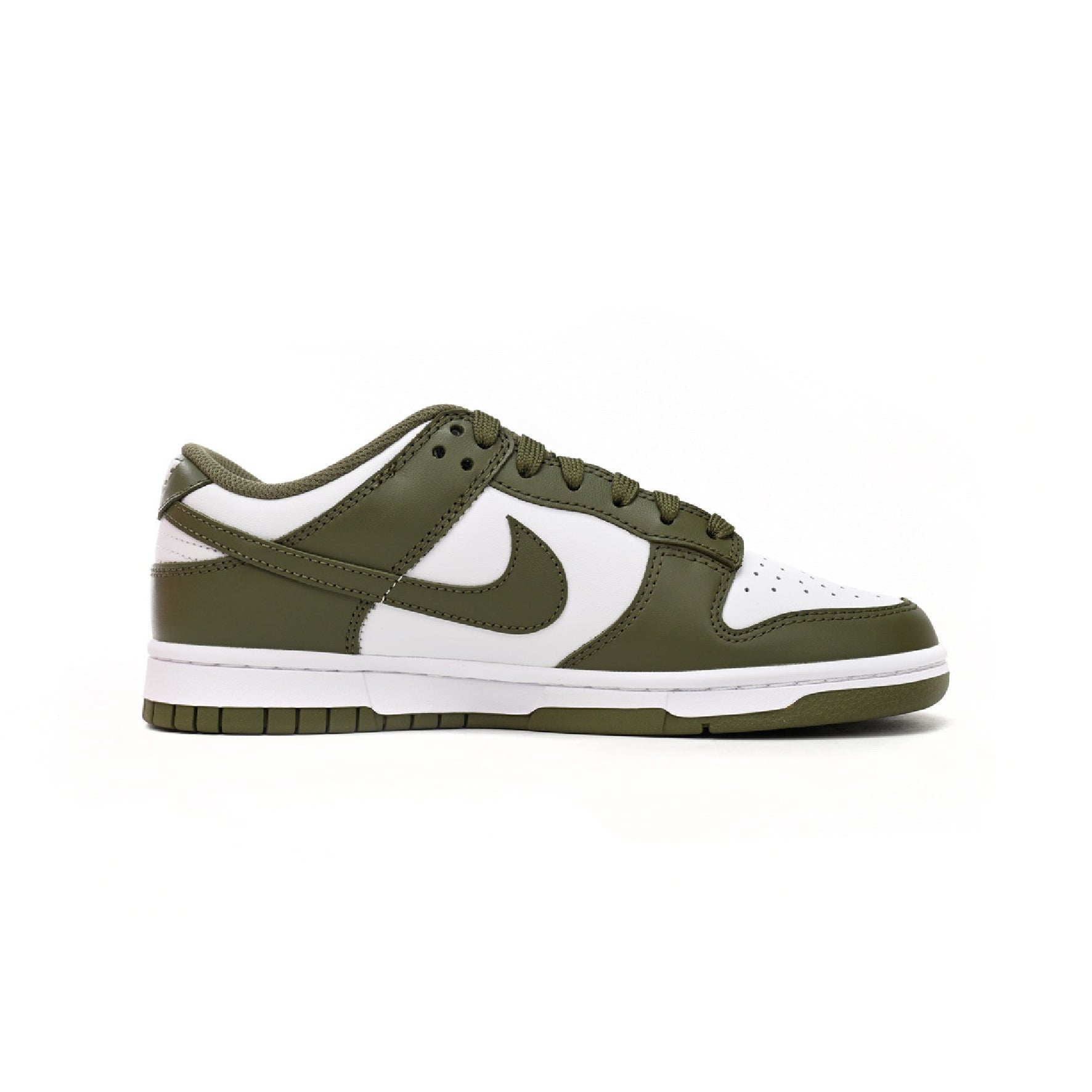 Nike Dunk Low Bianche e Verde Oliva Scarpe Casual Uomo Donna