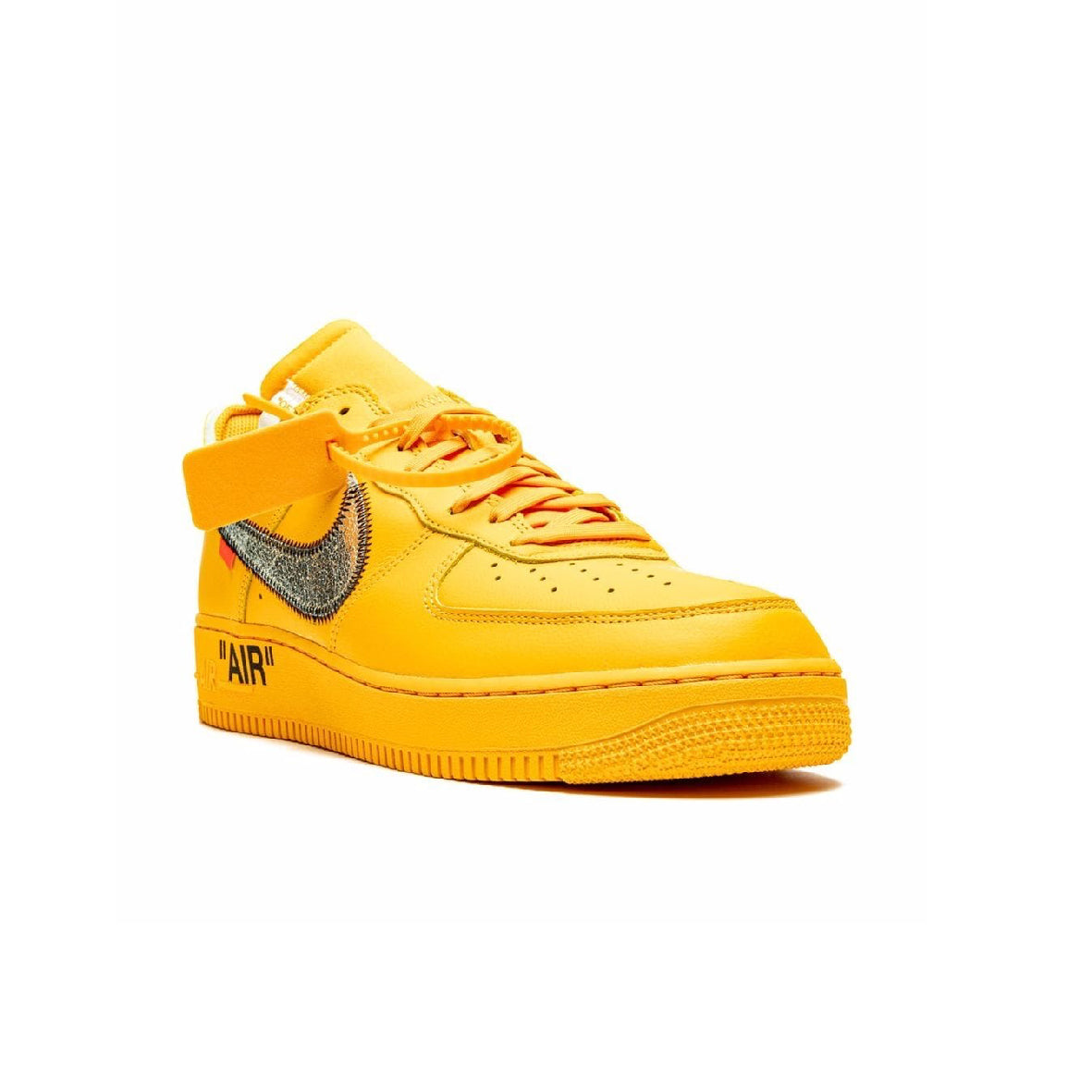 Nike Air Force 1 Low x Off-White Oro Universitario con Swoosh Argento